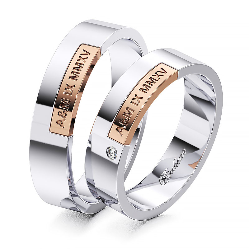 Обручальные кольца ERS31 — Ricchezza — ювелирные изделия